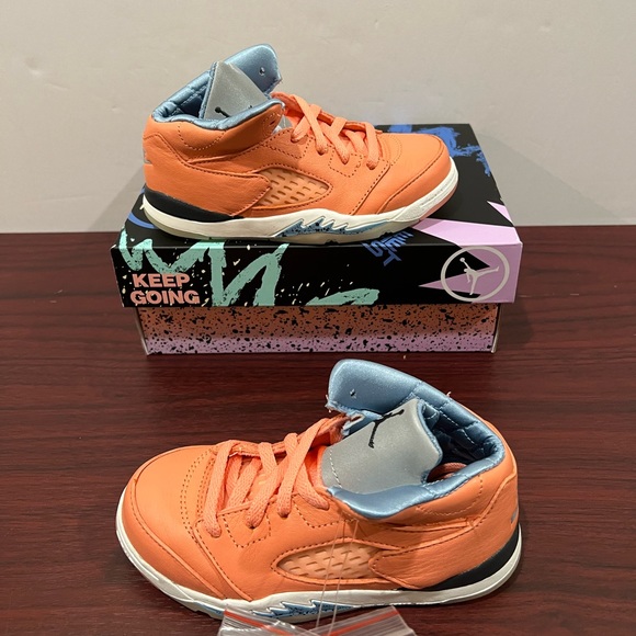 Jordan x DJ Khaled, Toddler Jordan 5, DV4981 641, Keep Going - Picture 16 of 16